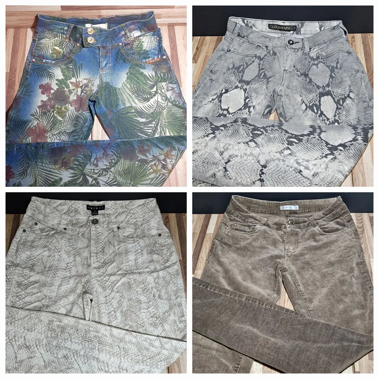 Jeans Feminino Stretch 38 Vários Modelos  - Foto 4