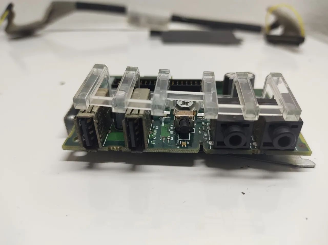Reposição original Dell - painel frontal + cabo flat OptiPlex 740 - estado impecável - Foto 3