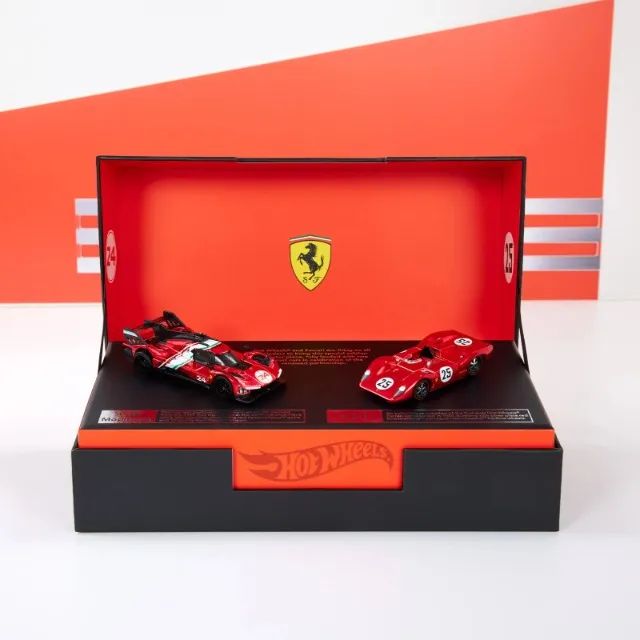 Hot Wheels Rlc Ferrari Heritage Set Caixa Parda Lacrada - Hobbies