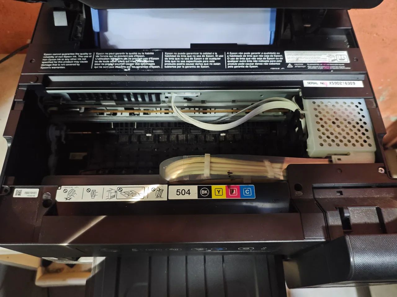 Impressora Epson l4150 com defeito / retirar pe - Foto 2