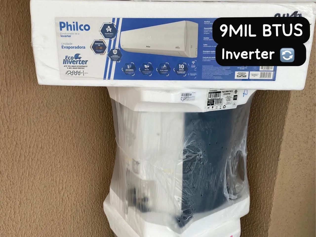 Ar Condicionado Philco 9000 BTUs Inverter