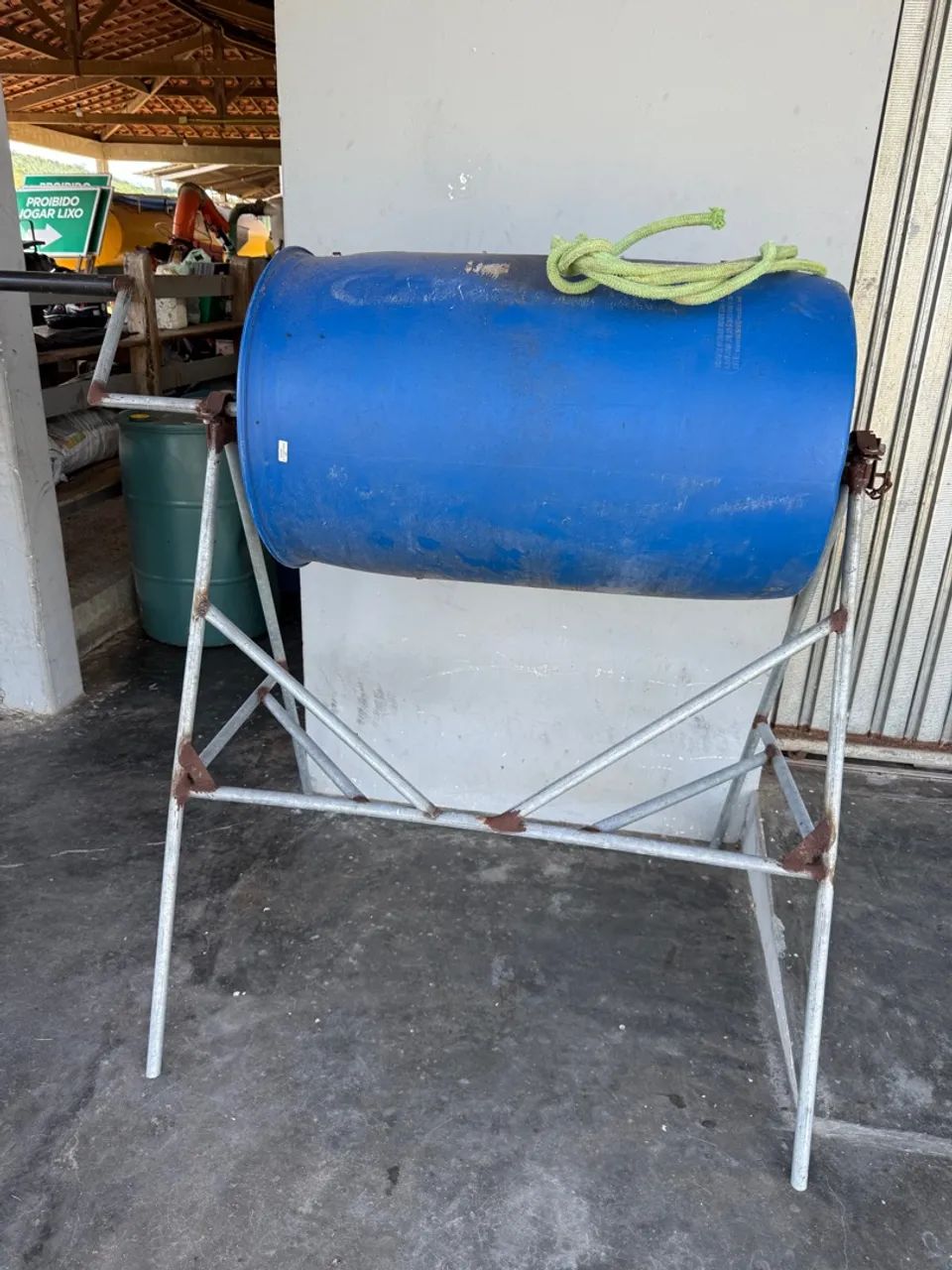 Misturador de ração manual - produção 