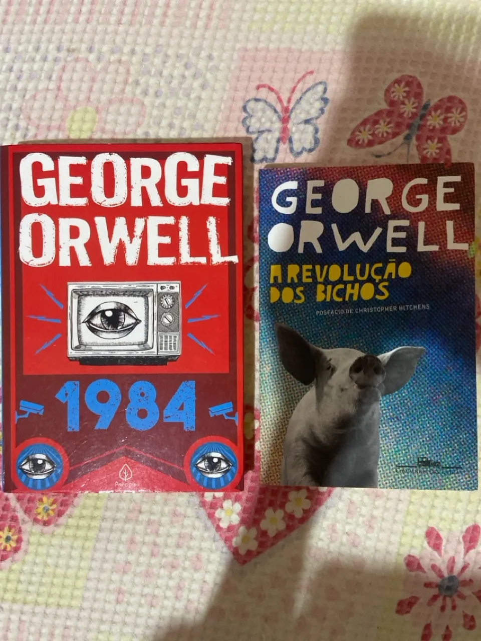 Livros 1984 e A Revolução dos Bichos