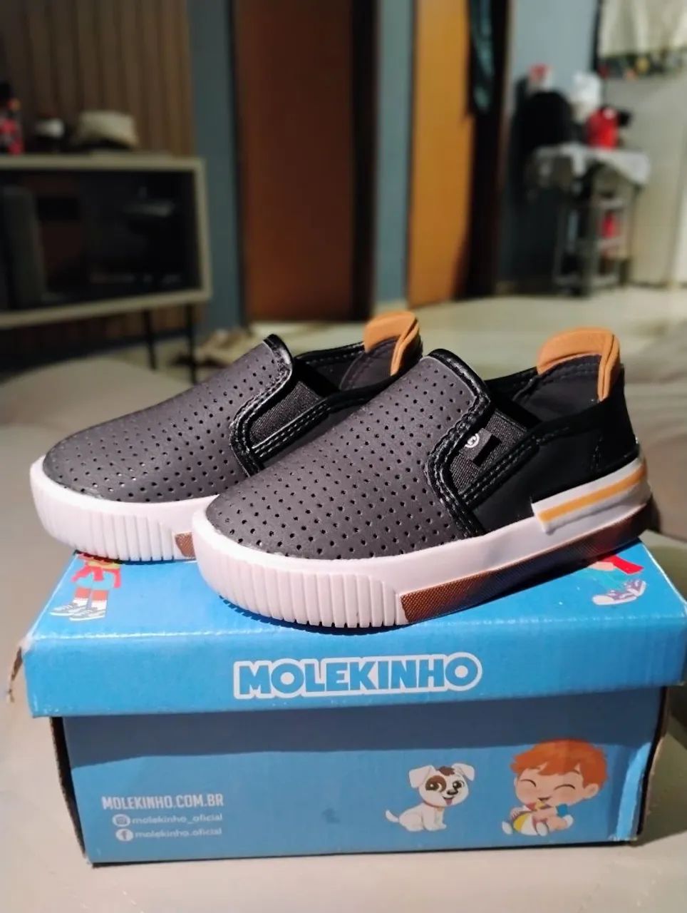 Tênis infantil semi novo masculino Molekinho