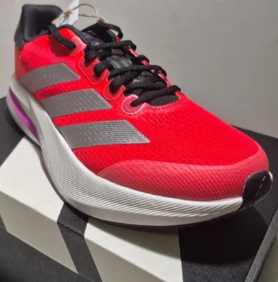 Tênis Adidas Duramo Speed 2 Masculino - Vermelho - Nº 41 - Novo, sem uso e na Caixa - Foto 4