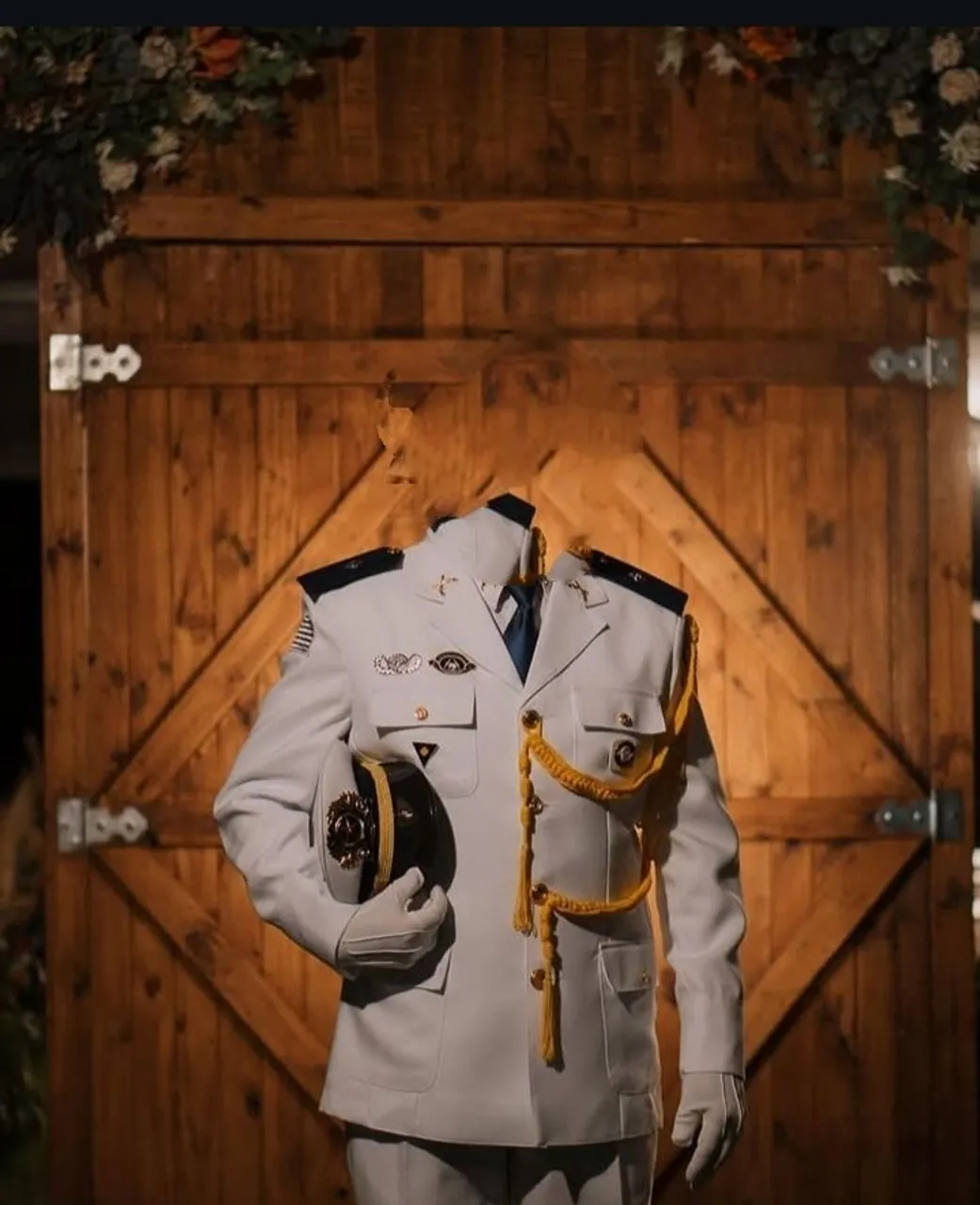 Farda Uniforme Militar Branco