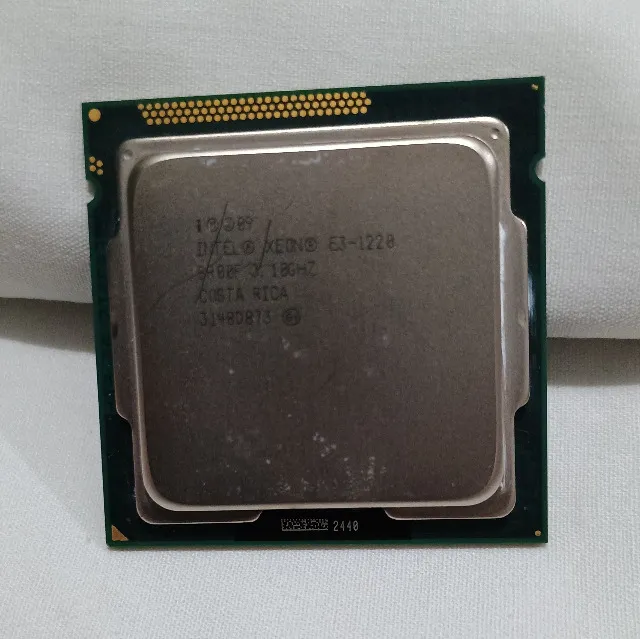 Processador Intel Xeon E3-1220 Lga 1155 3,10ghz