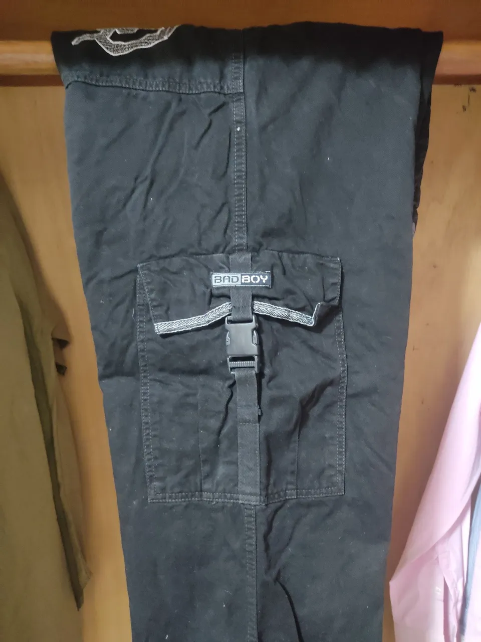 Calça Cargo Bad Boy Preta Tamanho 40