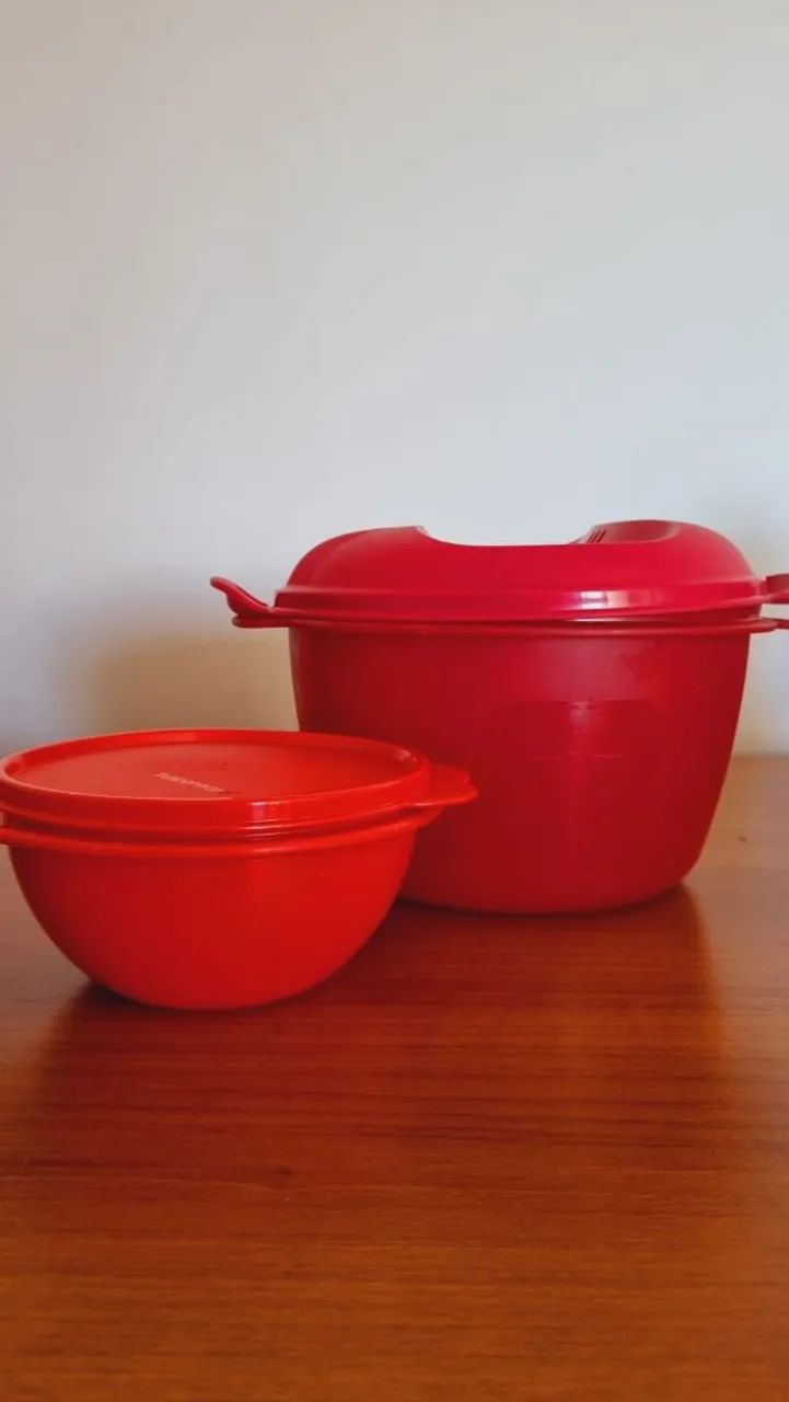 Conjunto potes Tupperware 