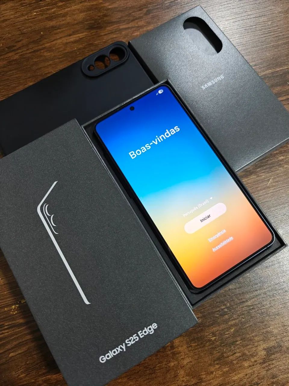 Samsung Galaxy S25 Edge 12/256Gb Jetblack Completo com Nota