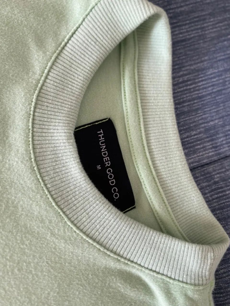 [USADA 1 VEZ] Camiseta Thunder God verde - M - Foto 4