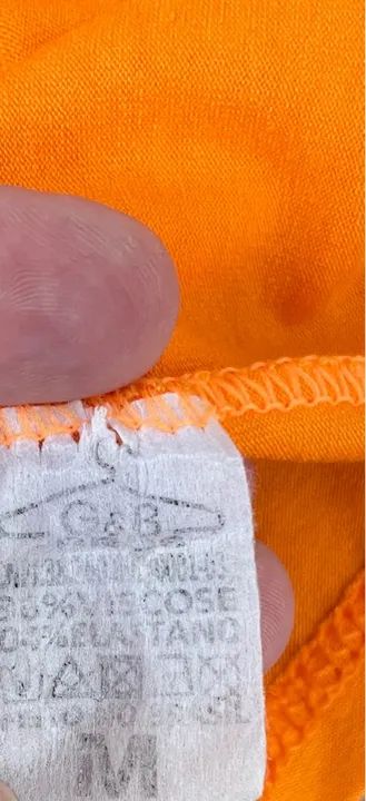 Cropped laranja tam M com amarração na frente - Foto 3