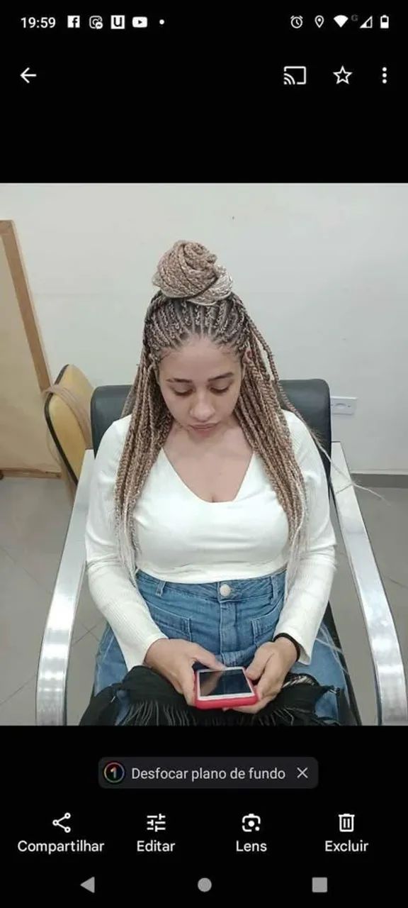 trança box braids - Foto 4