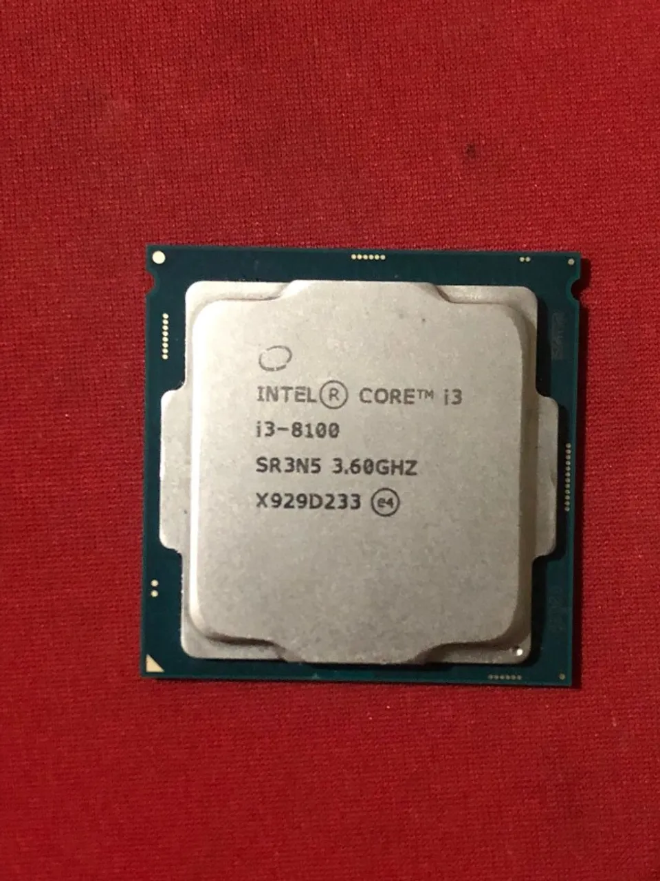 PROCESSADOR INTEL CORE I3-8100 3,60 GHZ