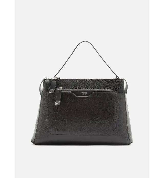 Bolsa Tote Preta Emilly Grande - Arezzo - Foto 2