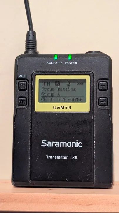Transmissor de Lapela Saramonic TX9 