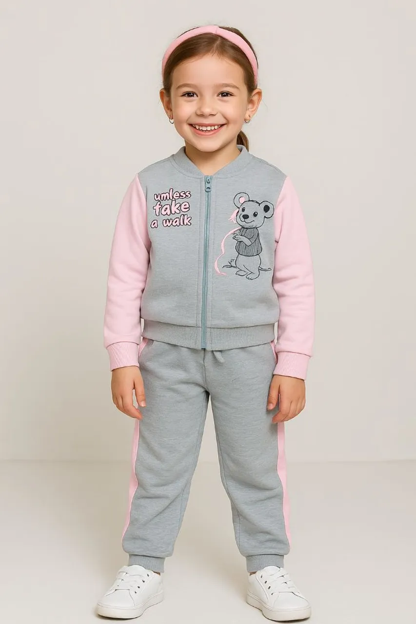 Conjunto Moletom Feminina Infantil Tamanho 6 anos