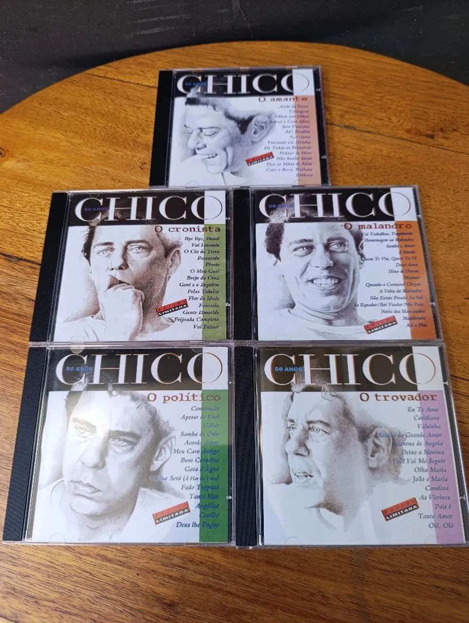 Coleção 5 CDs Chico Buarque - 50 Anos
