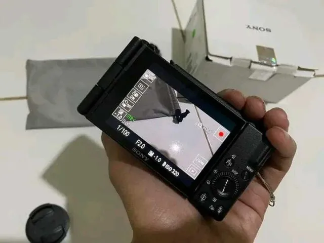 Sony ZV-1F - Funcionando Perfeitamente. S/Microfone