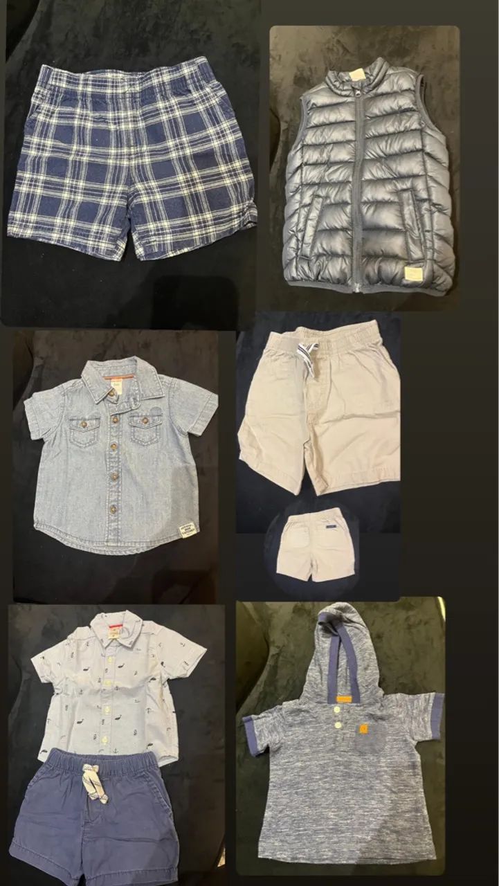 Lote de Roupas Masculinas para Bebê - Tamanhos Variados - Foto 3