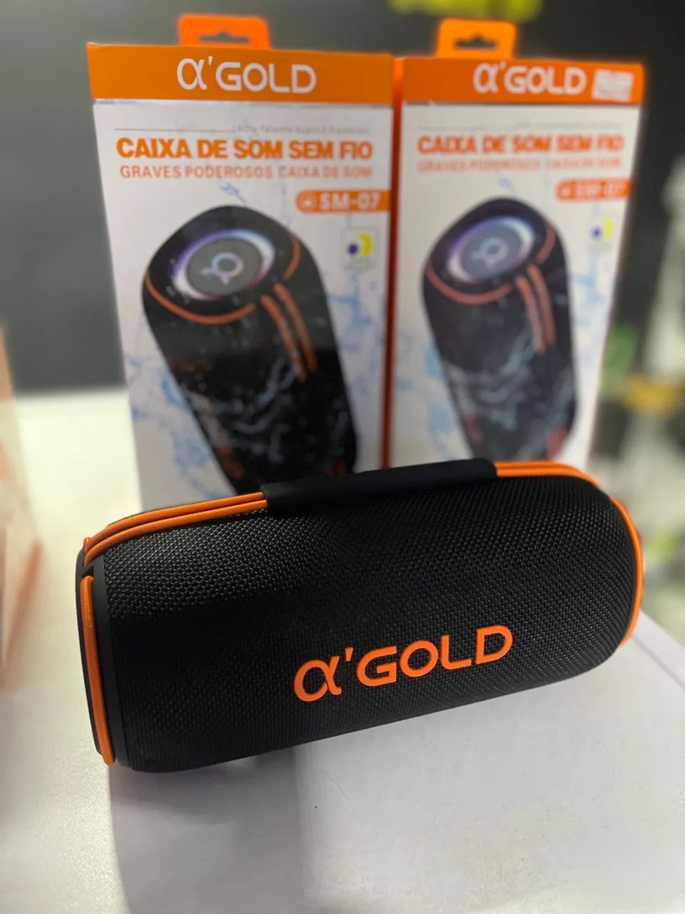 Caixa de Som Bluetooth H'MASTON Sem Fio. Grátis Relógio  - Foto 2