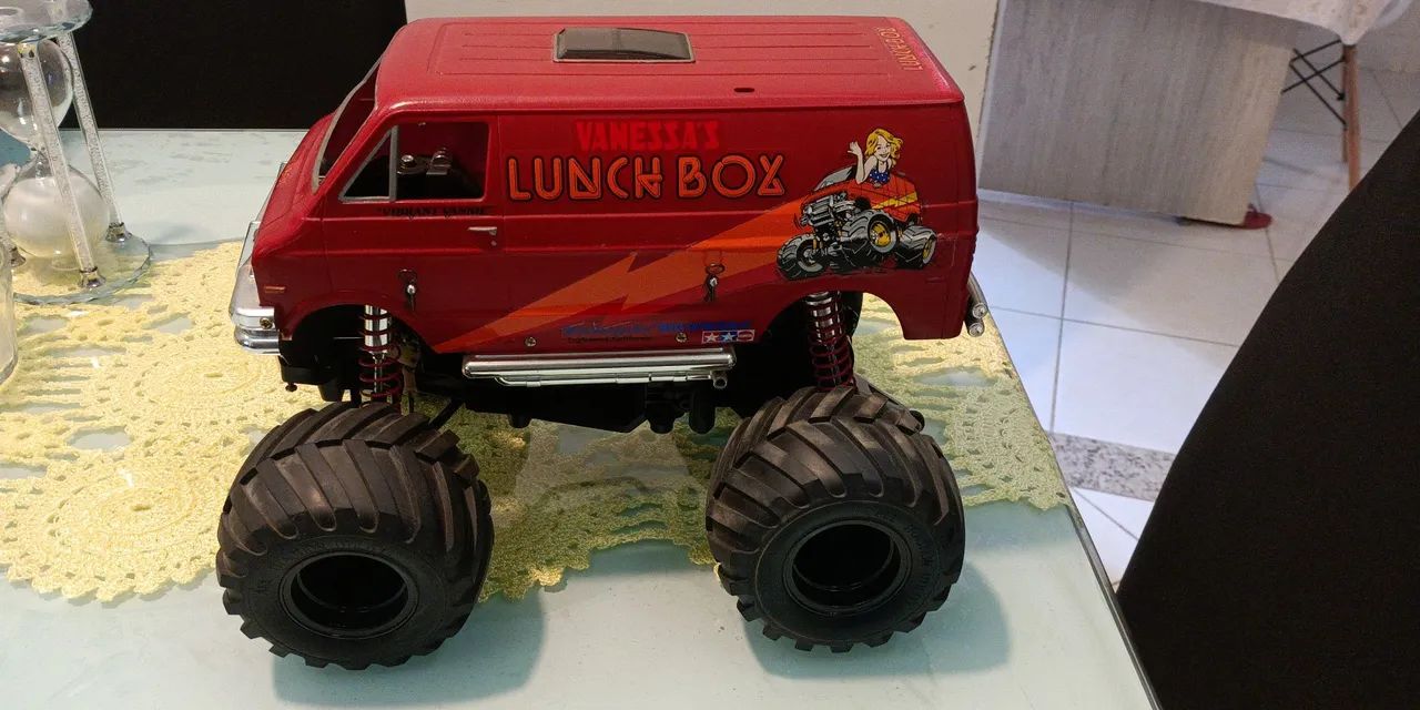 Raro vintage Carrinho de controle remoto Vanessa's Lunch Box