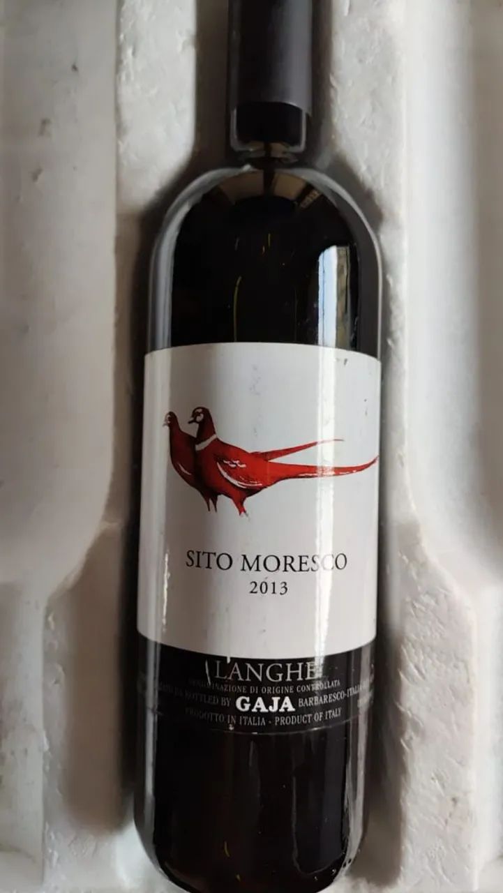 Vinho tinto italiano Langhe Sito Moresco 2013