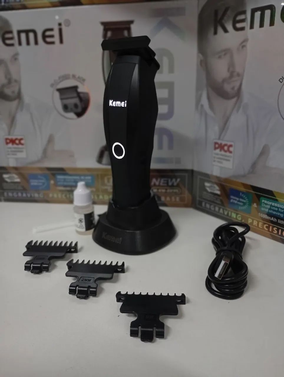 Máquina de Acabamento Profissional Kemei