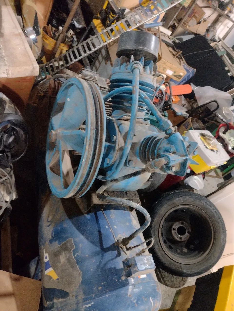 Compressor de ar para pintura industrial funcionando normal  - Foto 2