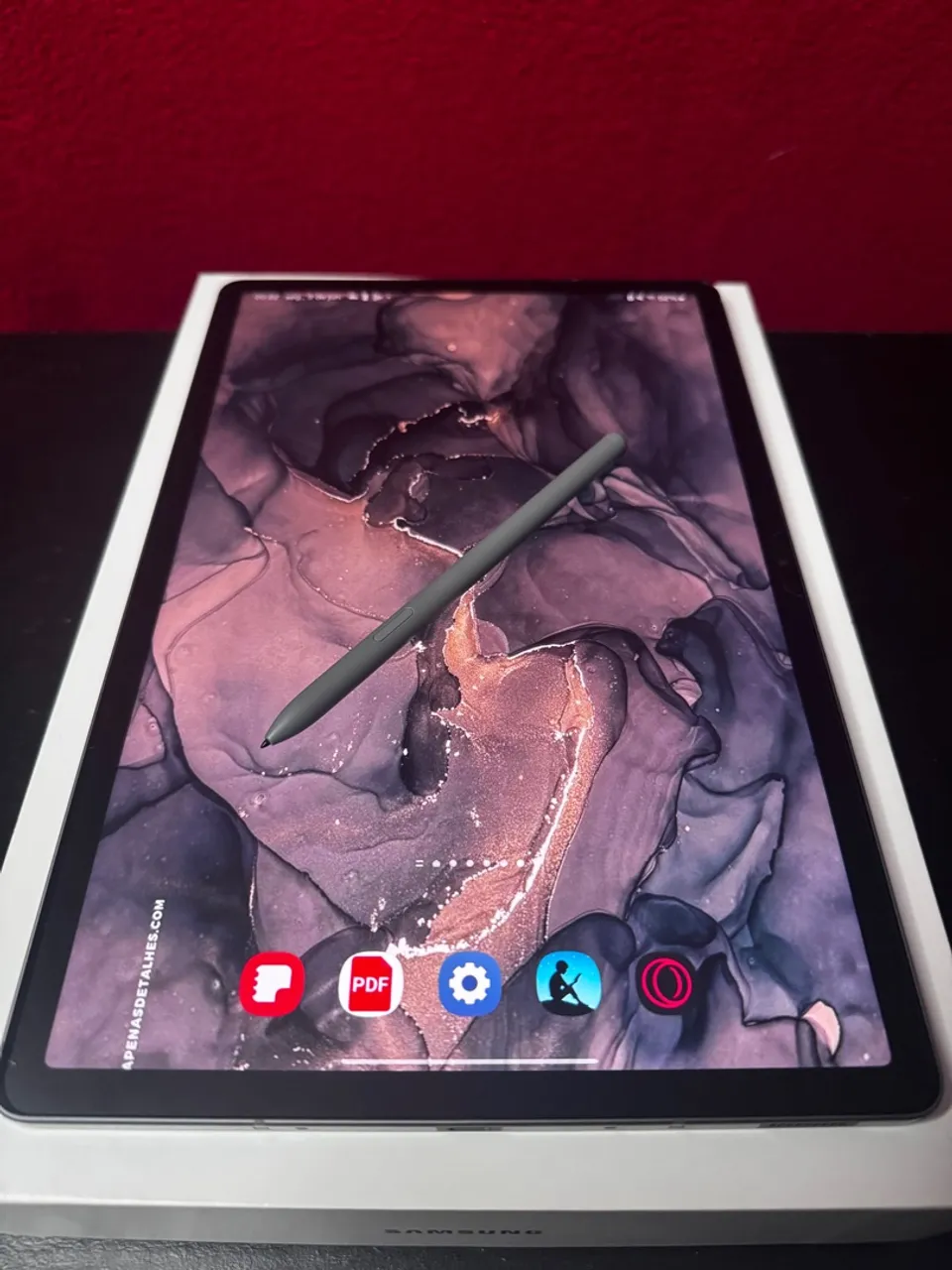 Tablet Samsung S9 FE + (Spen original, caixa, nota fiscal e acessórios)