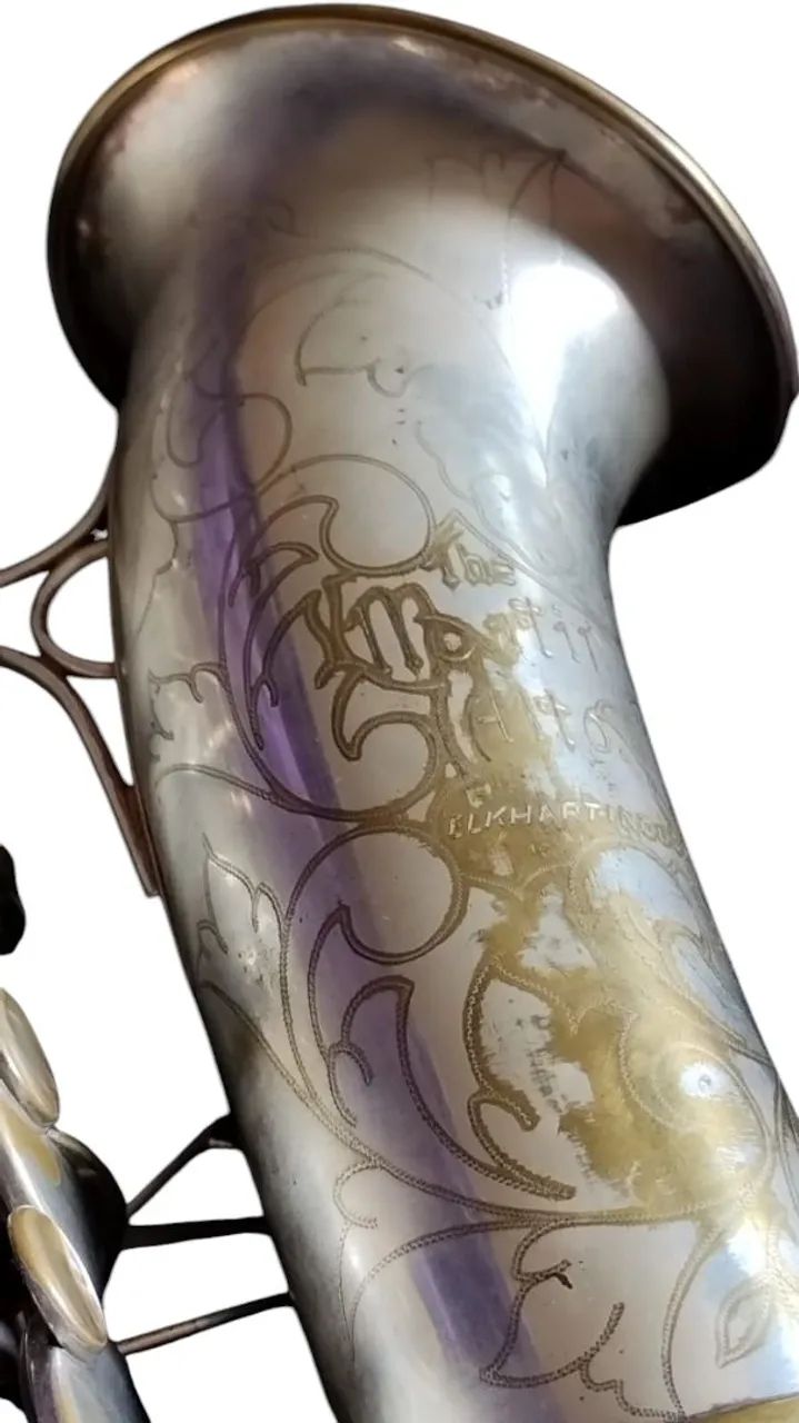 Troca por Sax Tenor Soprano Clarineta - Sax Alto Martim Commitee III SILVER ÍNTEGRO!!! - Foto 3