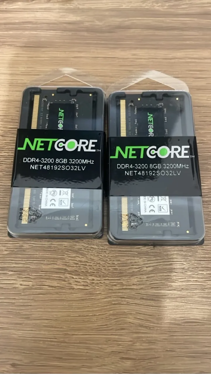 Memória RAM NETCORE DDR4 8GB 3200MHz