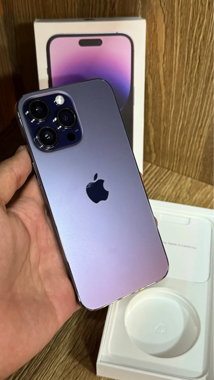 iPhone 14 Pro Max 128gb seminovo todo original (LOJA FÍSICA)