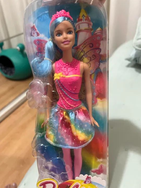 Boneca original Barbie Princesa Fadas - Foto 2