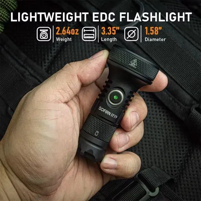 Lanterna Led Sofirn If19 Recarregável 2000 Lumen Real Edc - Foto 5
