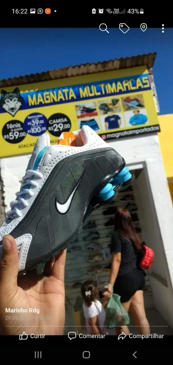 Nike Shox - Novo e Original