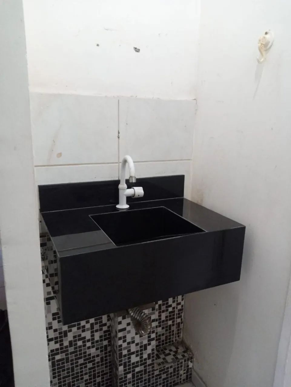 Nicho esculpido em porcelanato 