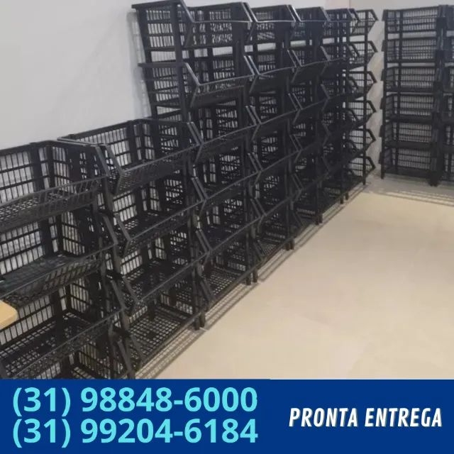 Cesto plastico empilhavel entregamos