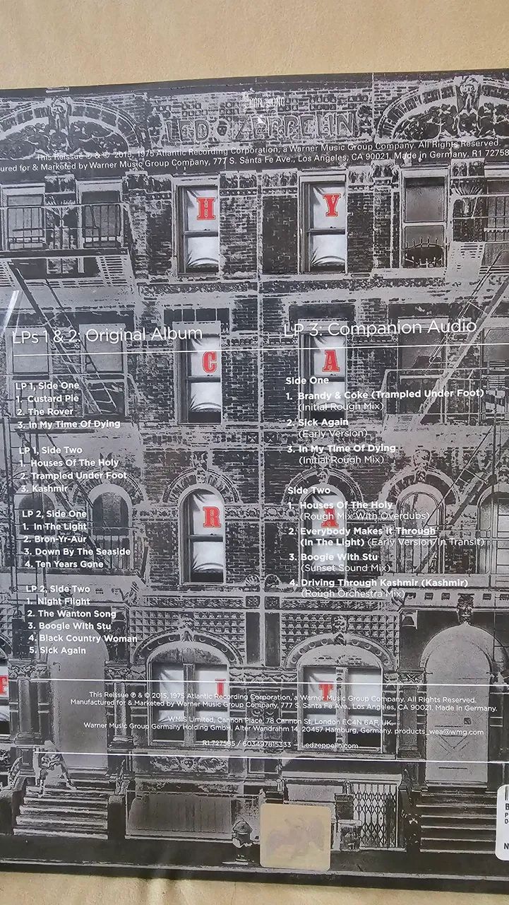 Vinil Led Zeppelin Physical Graffiti 3 discos! - Foto 4