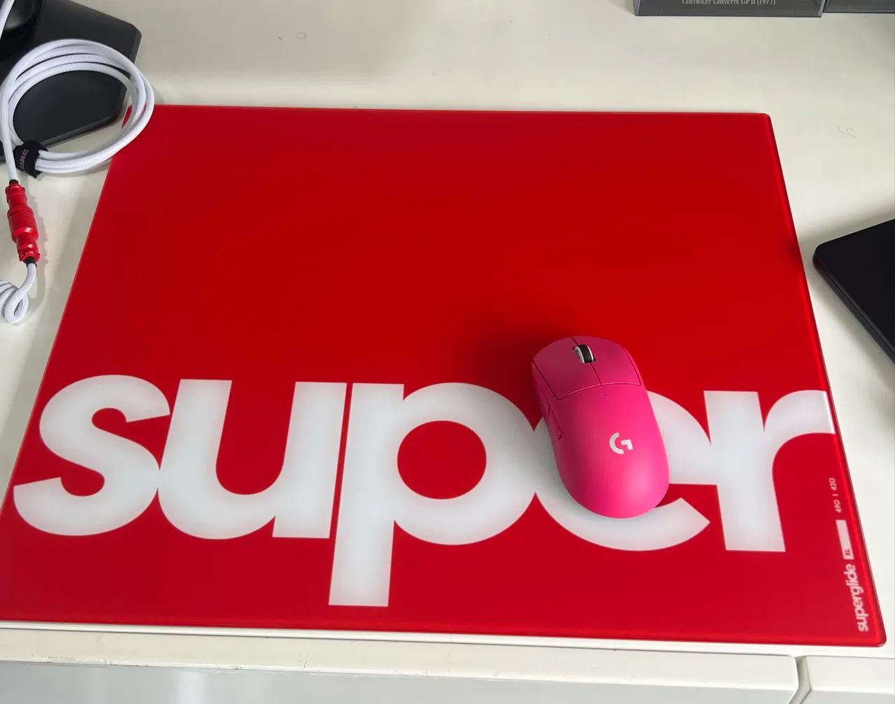 Mousepad de vidro superglide