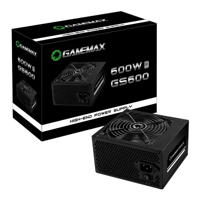 Fonte 600w Gamemax 80 Plus White GS600