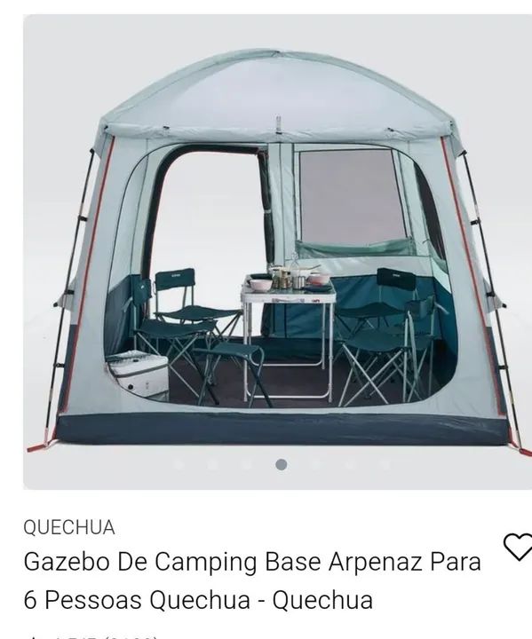Barraca de Camping 6 Pessoas Quechua - Foto 5
