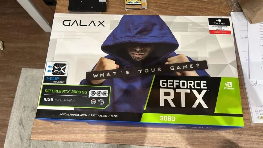 Placa De Vídeo Nvidia Galax Sg Geforce Rtx 3080 10gb (Usado)