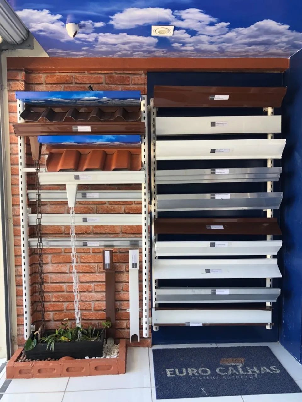 Calhas a partir de 29,00 reais o metro linear 