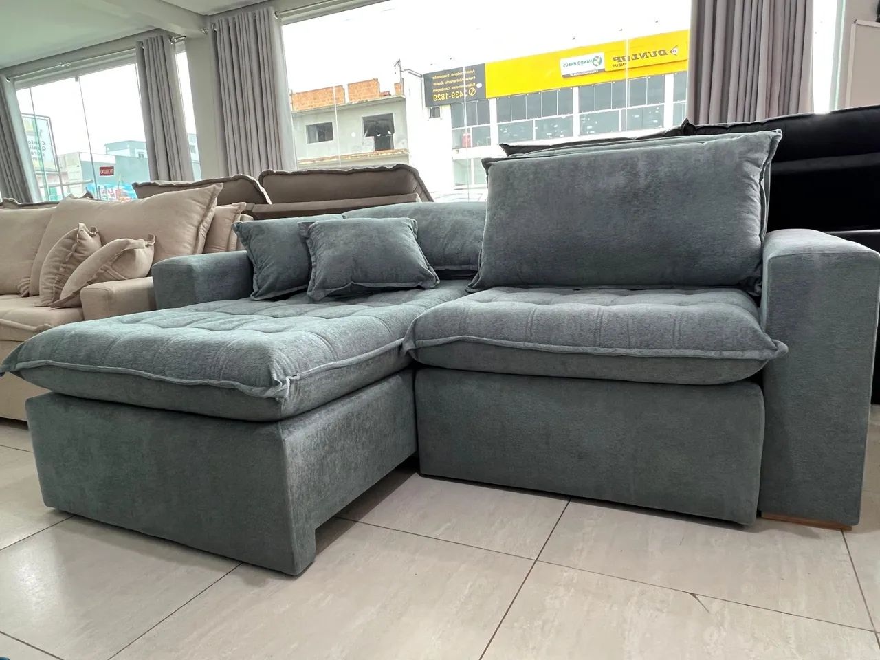 Sofá cama elegante Zero caixa  - Foto 2