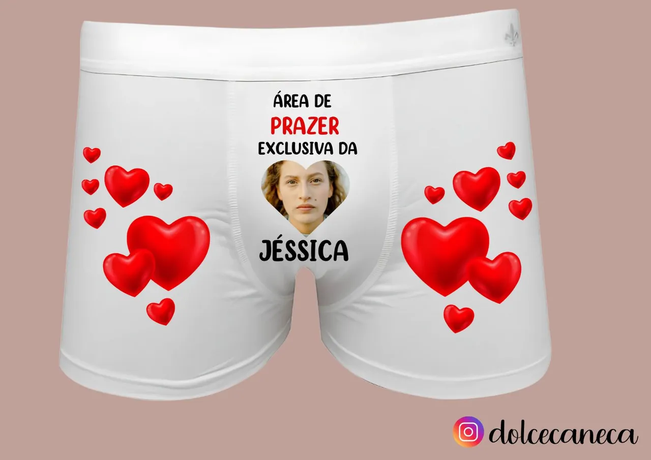 Cueca Personalizada (Para você presentear seu namorado)