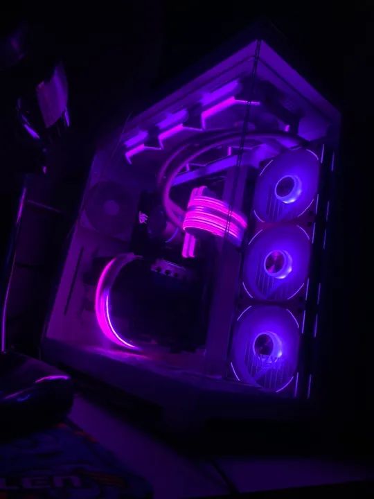 CPU Gamer Branco Completo com RGB - Foto 5