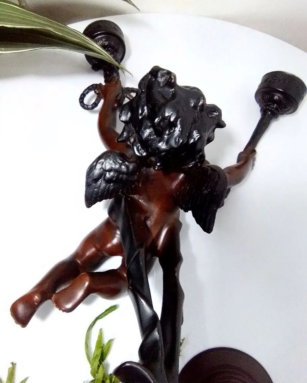 Lustre Anjo Vintage em Petit Bronze  - Foto 5