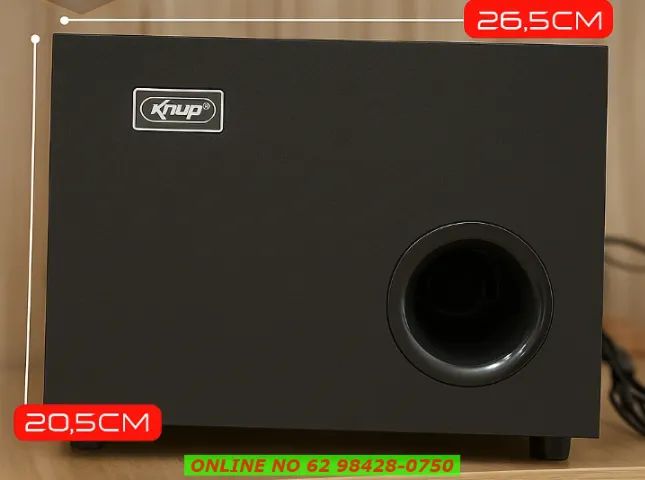 Home Theater Som Para Tv Smart Com Subwoofer Potente P2 - Foto 5