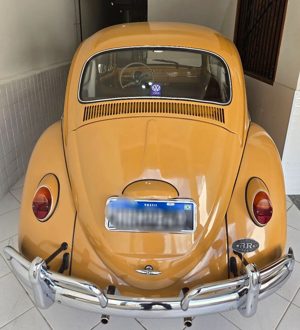 Fusca 66 - Placa Preto - Foto 2